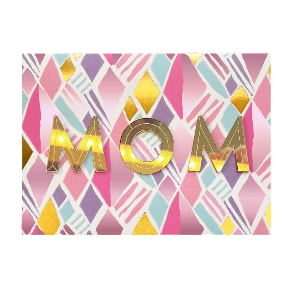 Acrylic Geo MOM Mothers Day Card