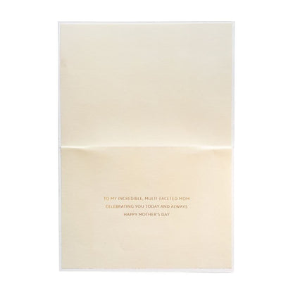 Acrylic Geo MOM Mothers Day Card