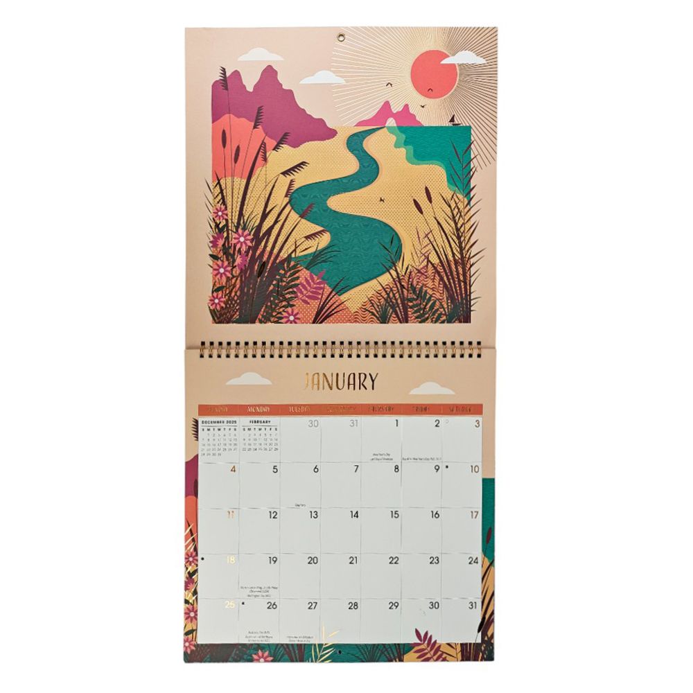 Wonderful World 2026 Wall Calendar