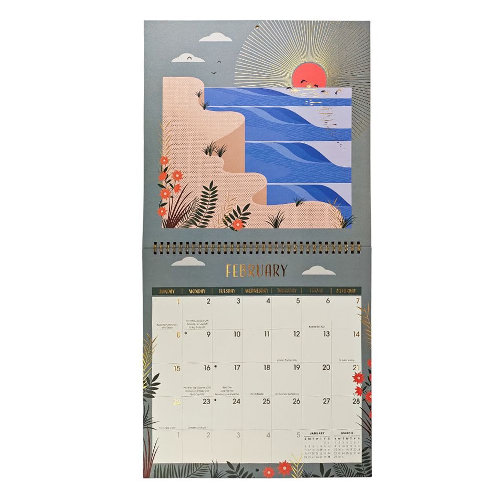 Wonderful World 2026 Wall Calendar