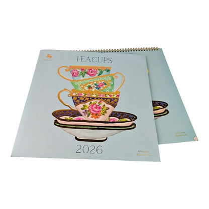 Teacups 2026 Wall Calendar