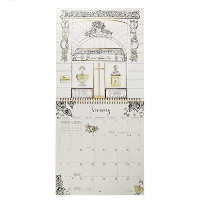 Paris 2026 Wall Calendar