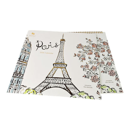 Paris 2026 Wall Calendar