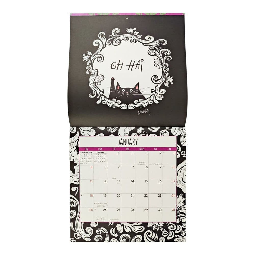 No Ordinary Cats 2026 Wall Calendar