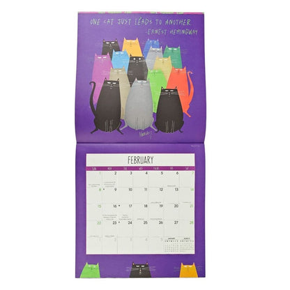 No Ordinary Cats 2026 Wall Calendar