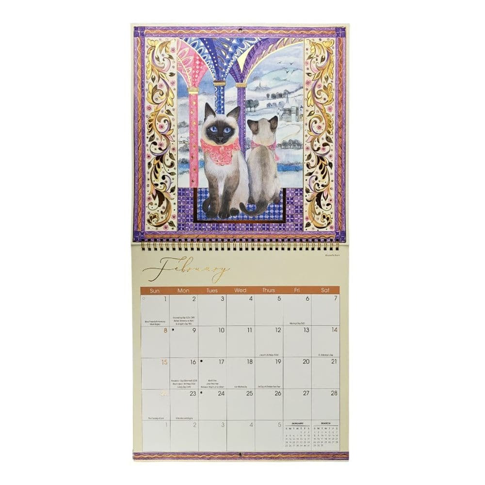 Loving Cats 2026 Wall Calendar