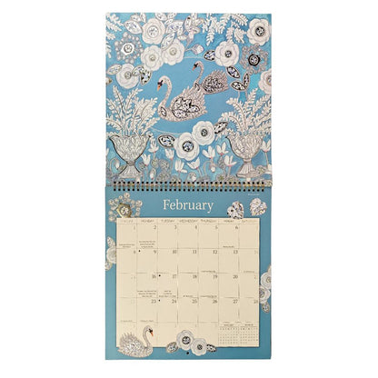 Jeweled Garden 2026 Wall Calendar
