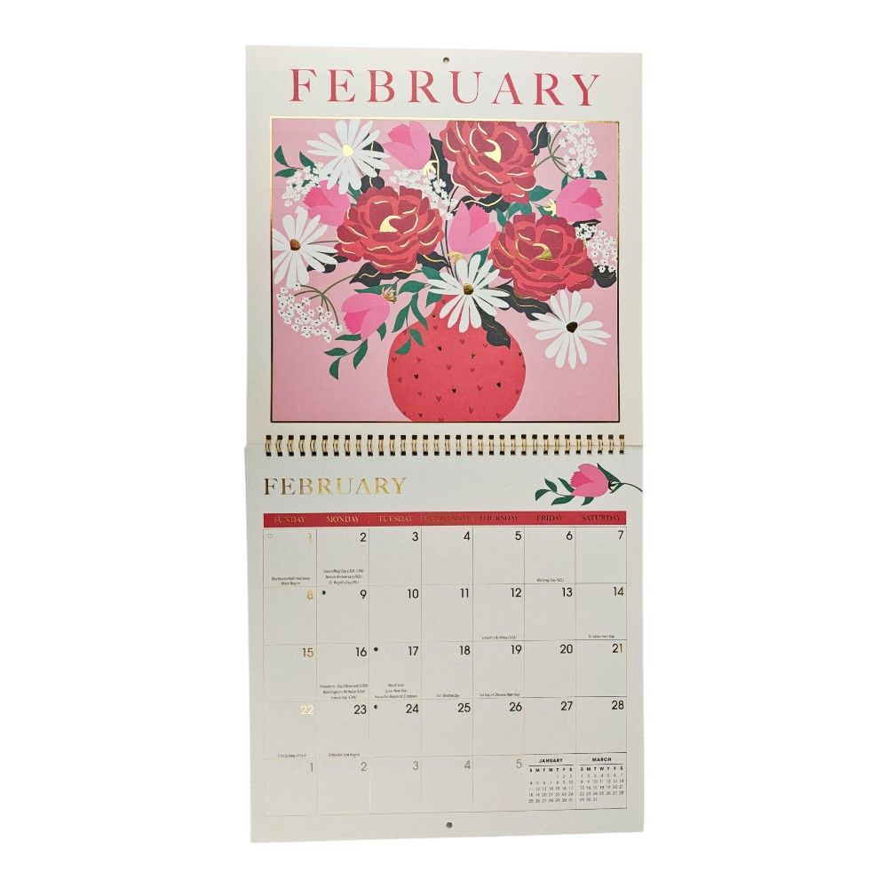 In Bloom 2026 Wall Calendar