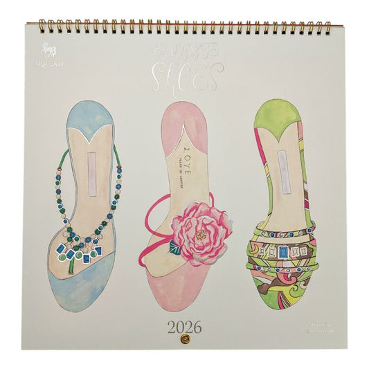 Exquisite Shoes 2026 Wall Calendar