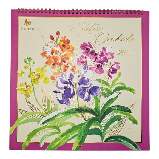 Exotic Orchids 2026 Wall Calendar