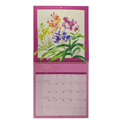 Exotic Orchids 2026 Wall Calendar