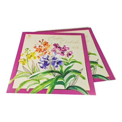 Exotic Orchids 2026 Wall Calendar