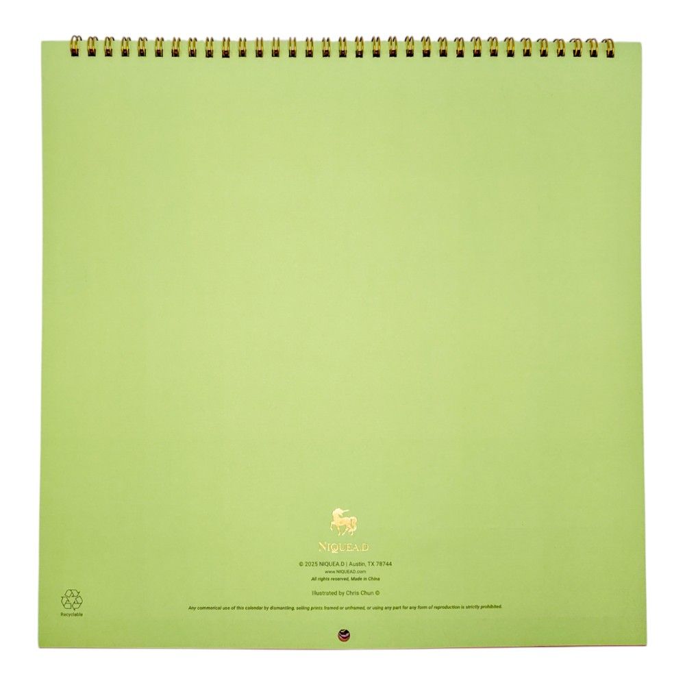 Exotic Orchids 2026 Wall Calendar