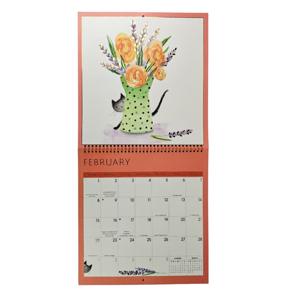 Cute Cats 2026 Wall Calendar