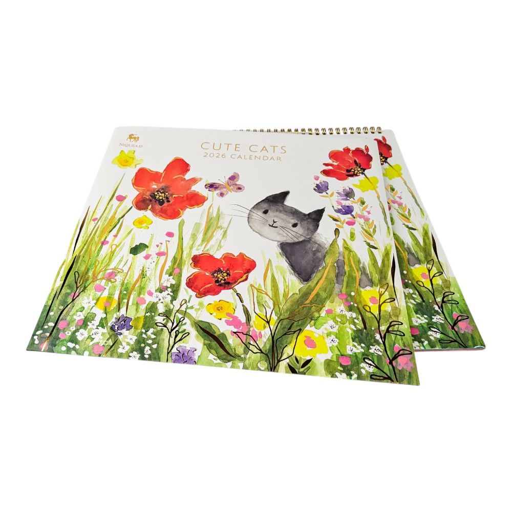 Cute Cats 2026 Wall Calendar