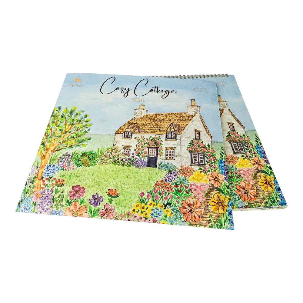 Cozy Cottage 2026 Wall Calendar