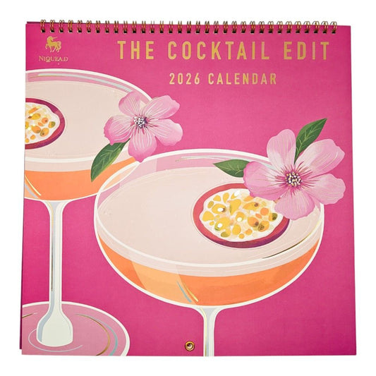 Cocktail Edit 2026 Wall Calendar