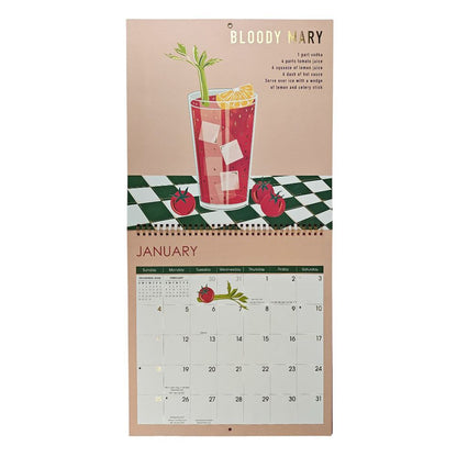 Cocktail Edit 2026 Wall Calendar