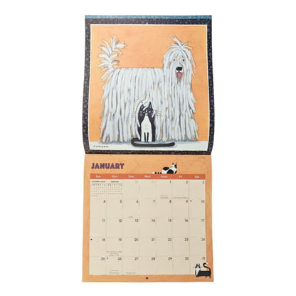 Cats and Dogs 2026 Wall Calendar