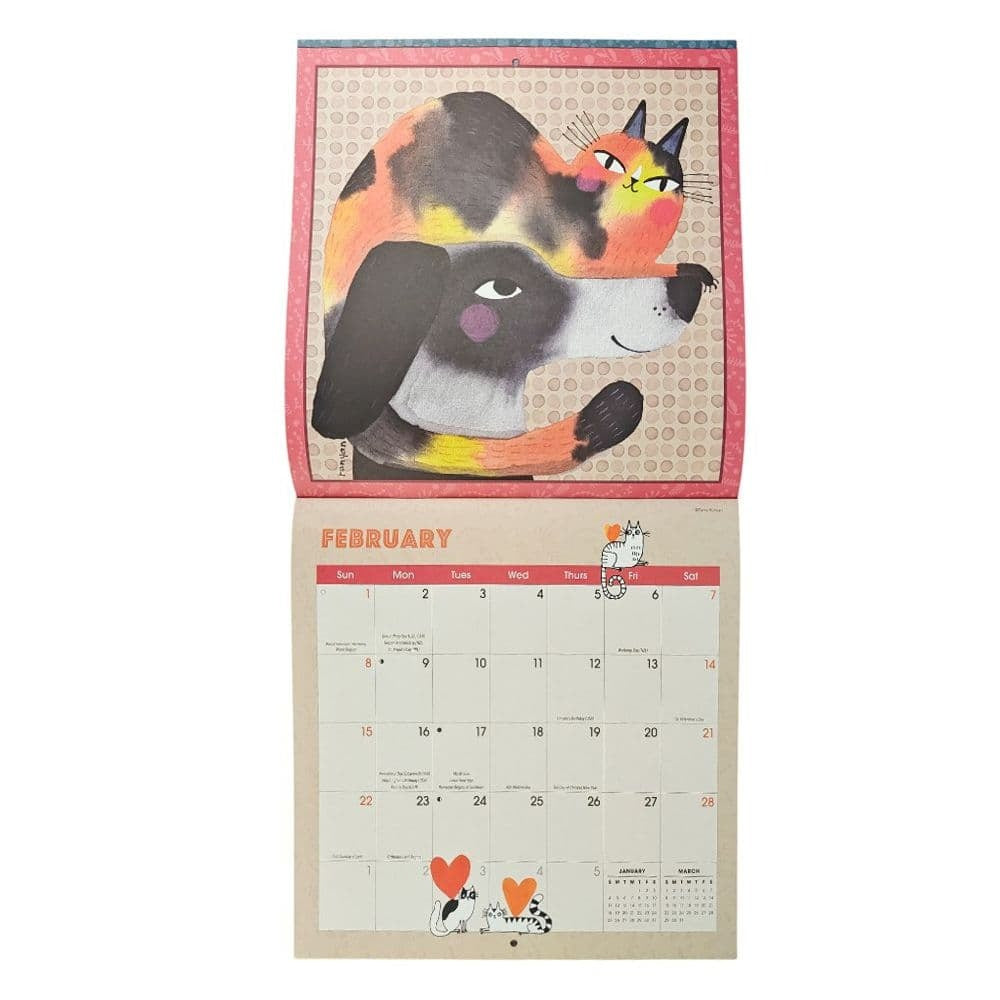 Cats and Dogs 2026 Wall Calendar