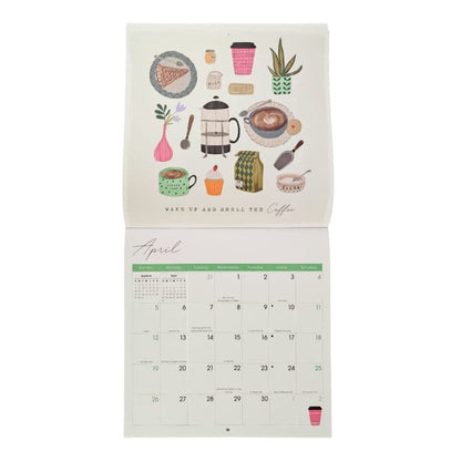 But First Coffee 2026 Wall Calendar