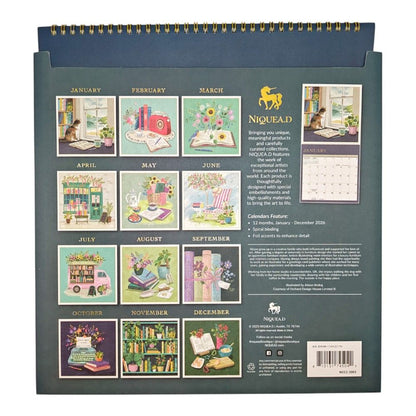 Book Lovers 2026 Wall Calendar