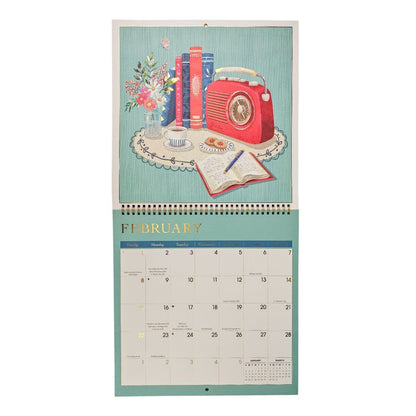 Book Lovers 2026 Wall Calendar
