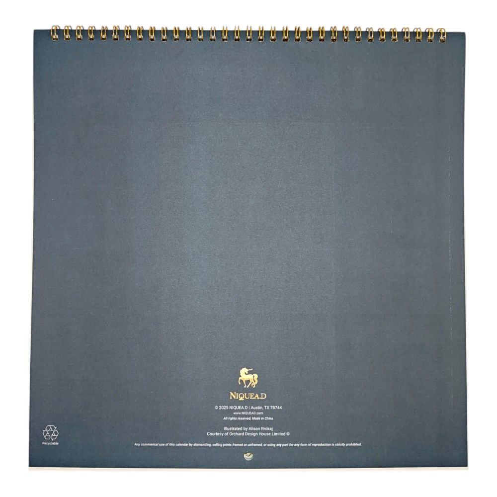 Book Lovers 2026 Wall Calendar