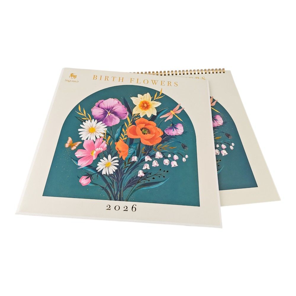 Birth Flowers 2026 Wall Calendar