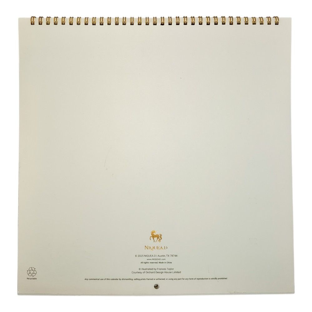 Birth Flowers 2026 Wall Calendar