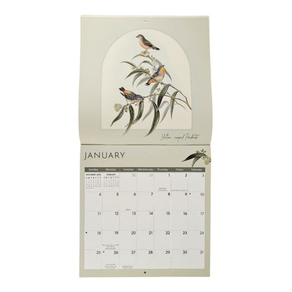 Birds 2026 Wall Calendar