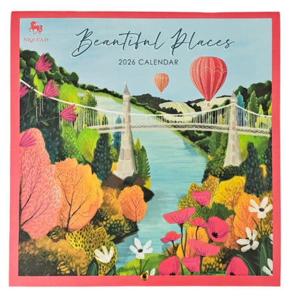 Beautiful Places 2026 Wall Calendar