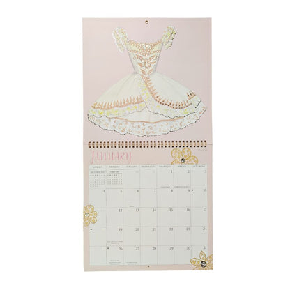 Ballerina 2026 Wall Calendar