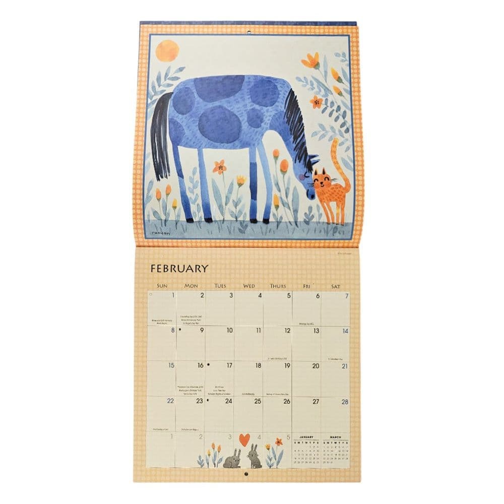 Animals Great and Small 2026 Wall Calendar