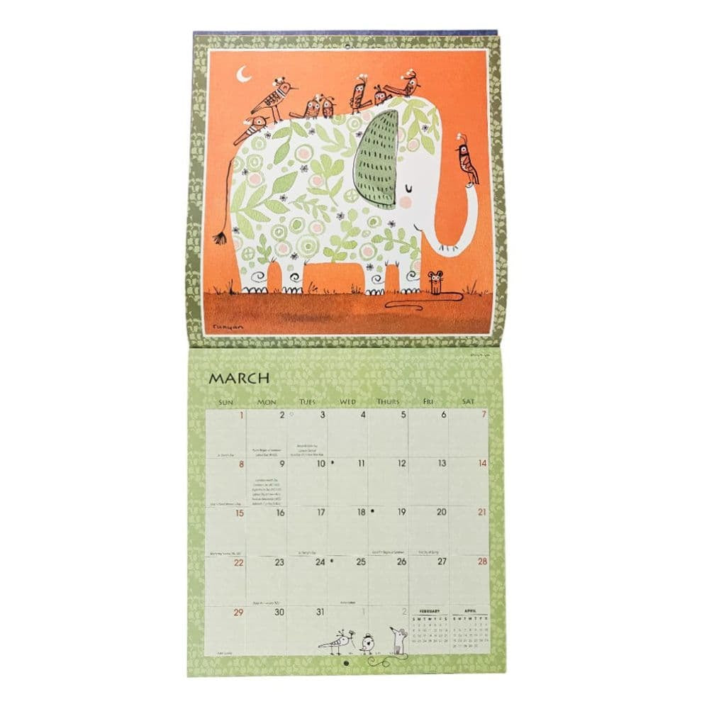 Animals Great and Small 2026 Wall Calendar