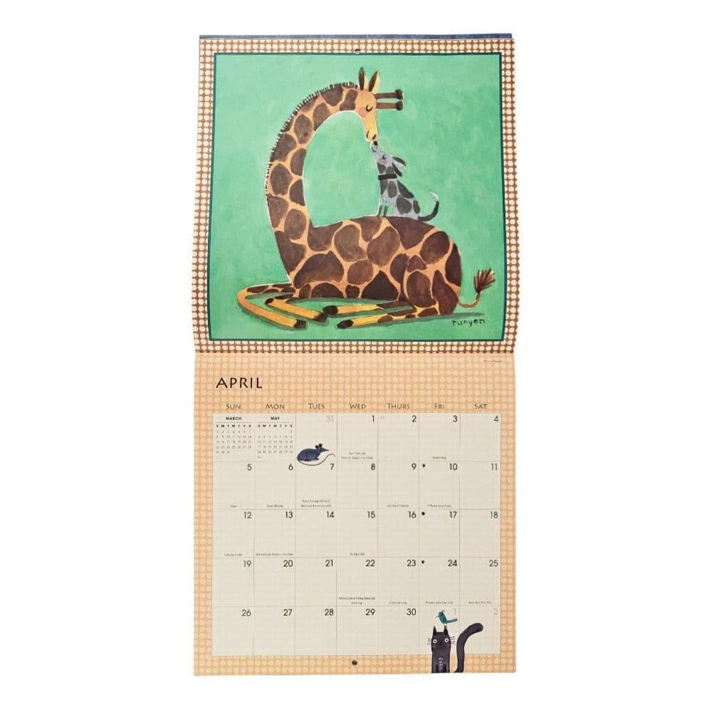 Animals Great and Small 2026 Wall Calendar
