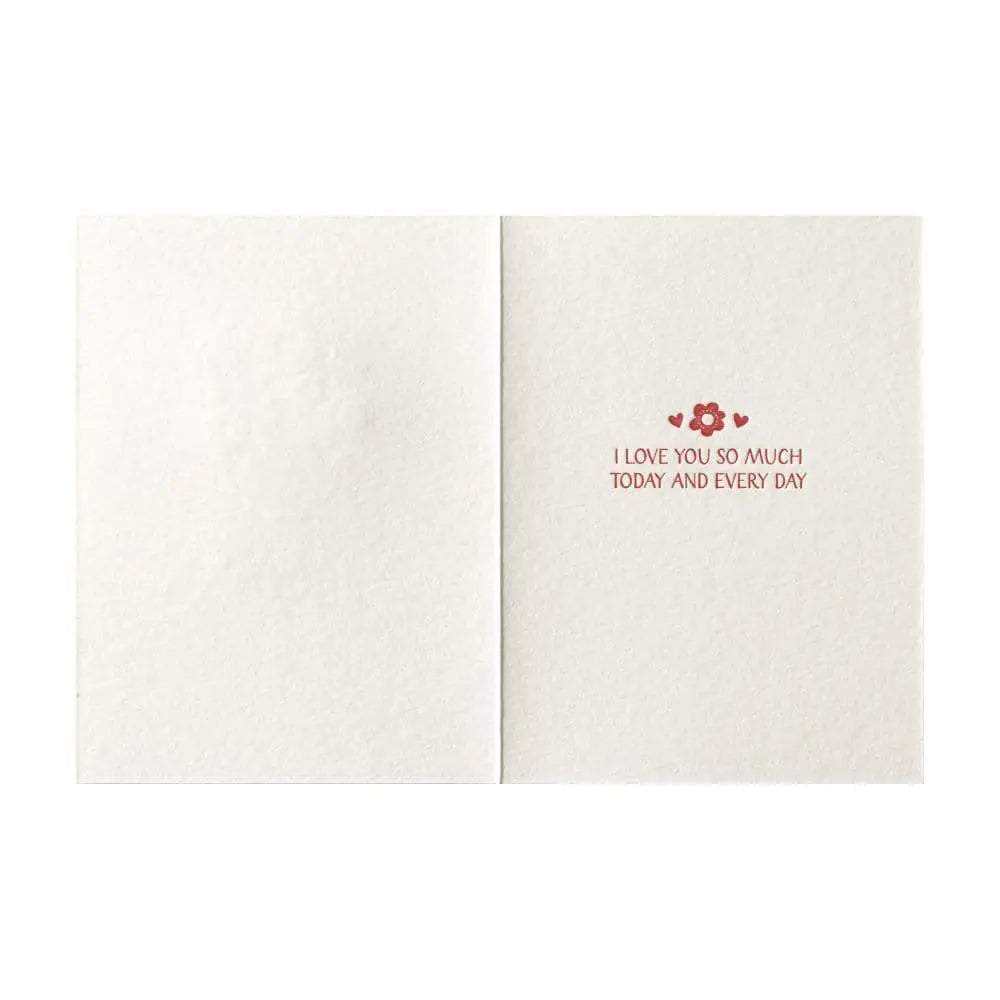 Teapot Floral Mom Valentine's Day Card