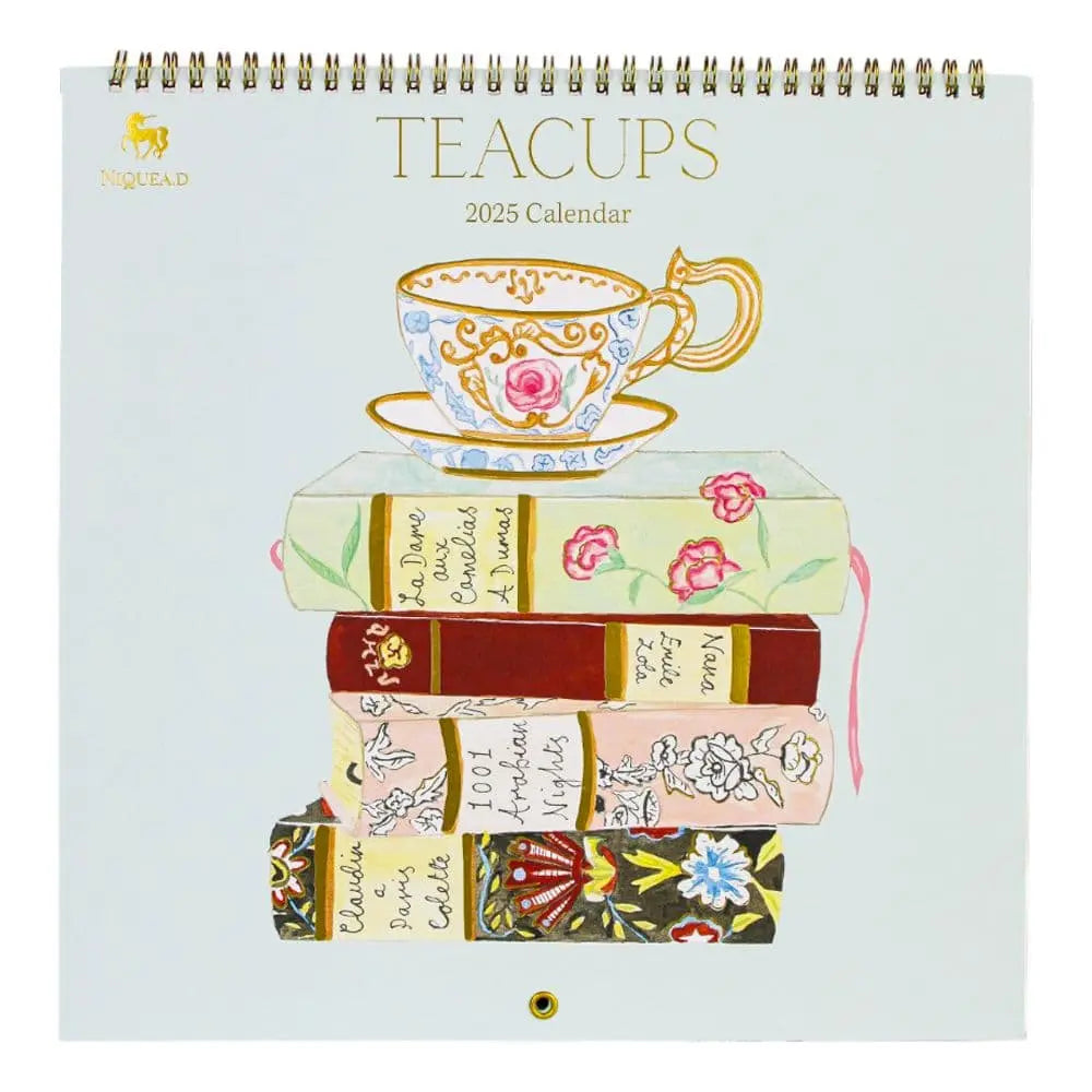 Teacups 2025 Wall Calendar