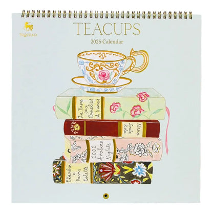 Teacups 2025 Wall Calendar