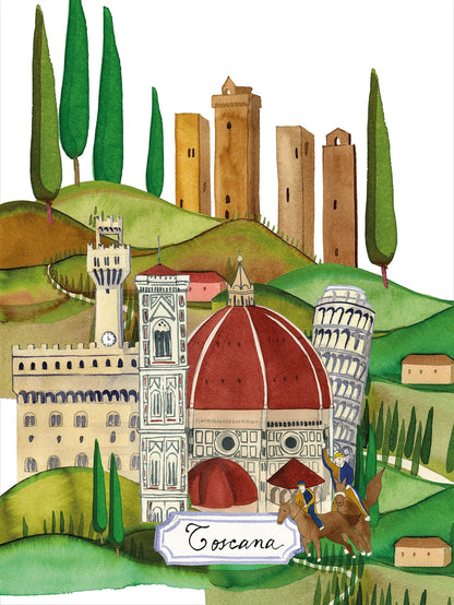 Tea Towel - Toscana
