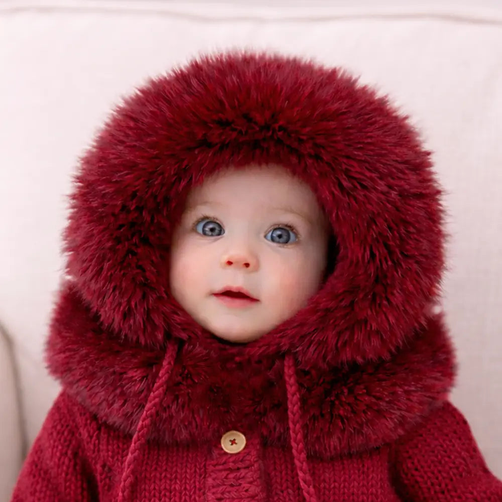 Cuddle Bonnet Crimson For Baby & Kids