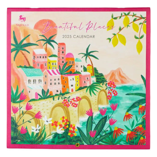 Beautiful Bright Places 2025 Wall Calendar