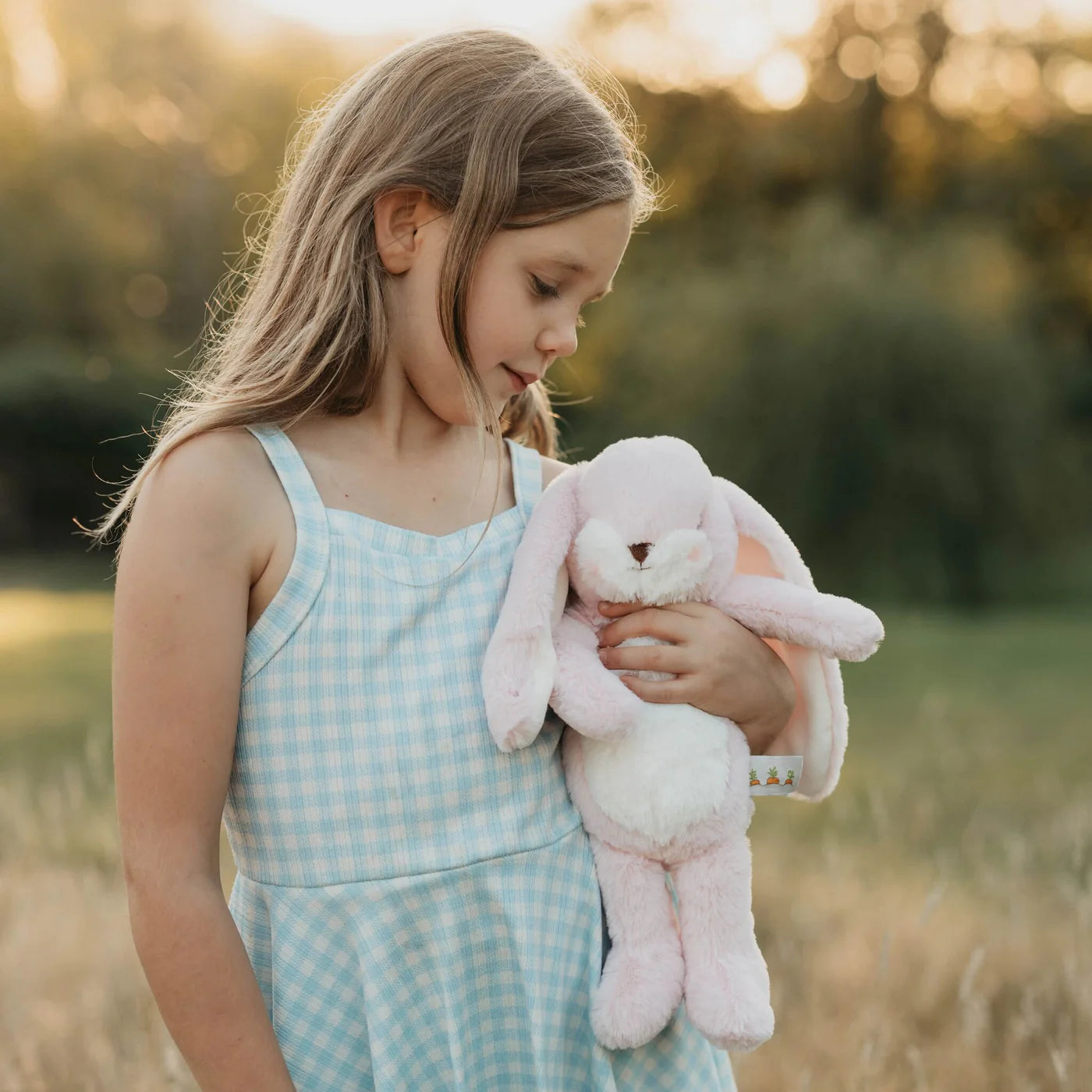 Little Floppy Nibble 12" Bunny - Pink