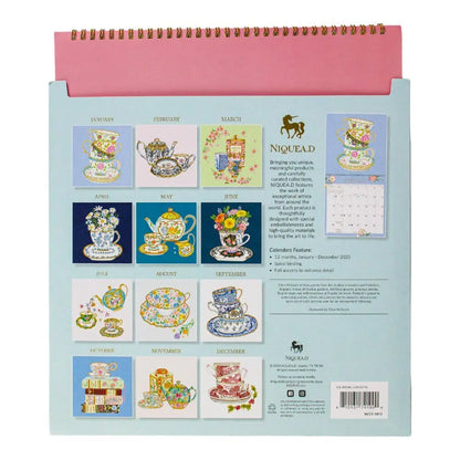 Teacups 2025 Wall Calendar