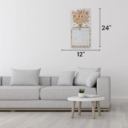 Bouquets Wall 2025 Wall Calendar