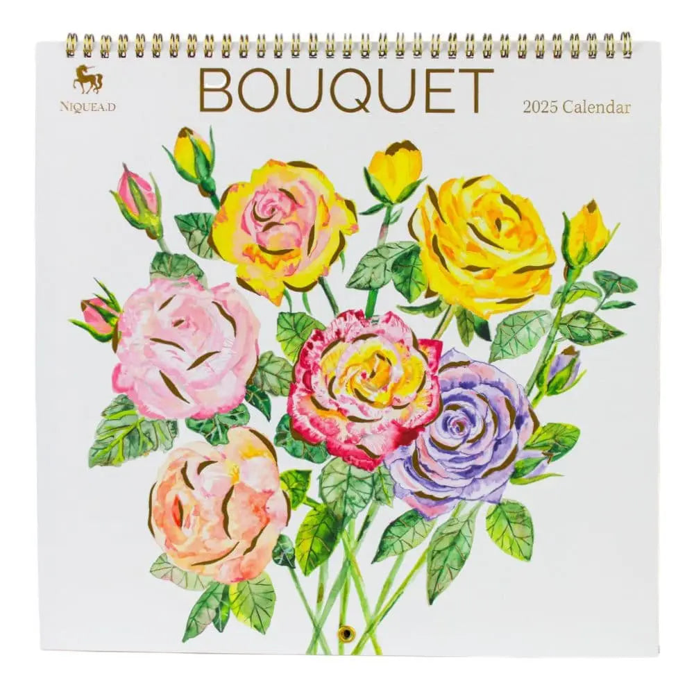 Bouquets Wall 2025 Wall Calendar