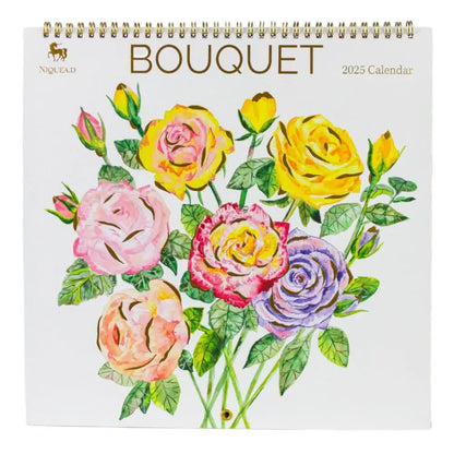 Bouquets Wall 2025 Wall Calendar