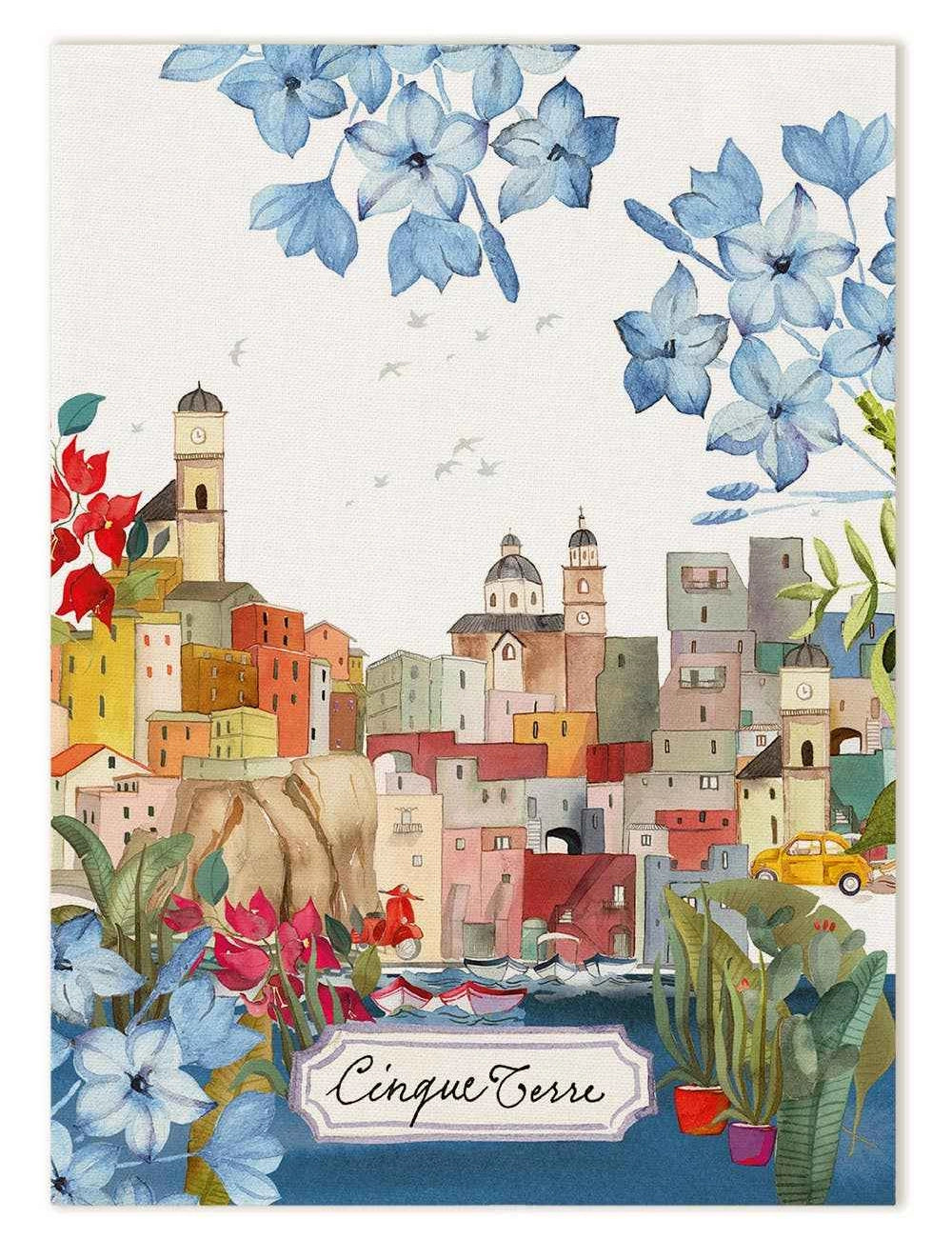 Tea Towel - Cinqueterre