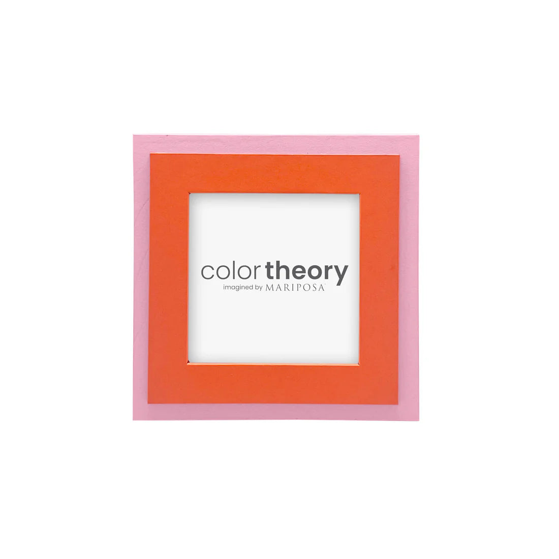 Tiered Tangerine and Pink 4x4 Frame