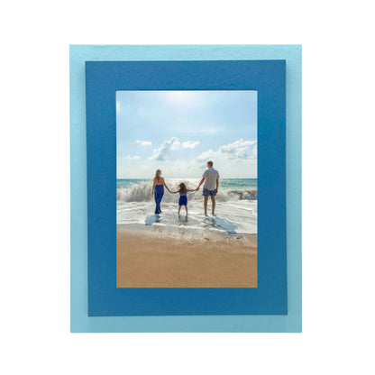 Tiered Denim Blue and Periwinkle 5x7 Frame